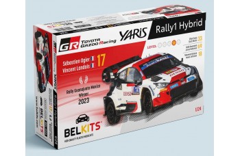 Kit – Toyota Yaris GR Hybrid Rally1 Toyota Gazoo Racing WRT Team - Rally Mexico 2023 1/24